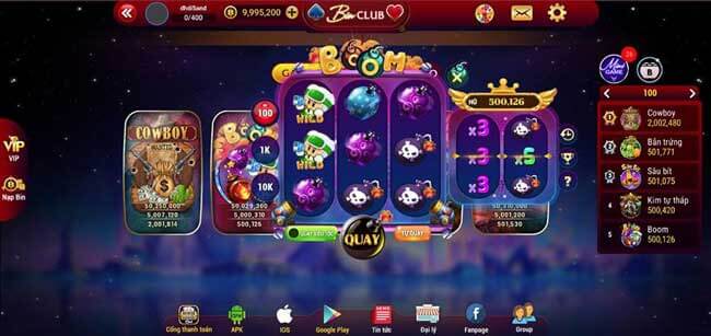 Bin Club- Game bài slot đổi thưởng mang tên gọi Hoàng gia